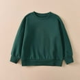 thumbnail image 1 of Teen Sweatshirt Long Sleeve Girls Green Sweatshirt Oversized Crewneck Sweatshirts Warm Fall Winter Clothes 14-15 Years Boy Clothes, 1 of 3
