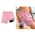 thumbnail image 1 of Swim Trunks for Boys Compression Liner Pink Quick Dry Board Shorts 11-12 Years Boy Swimsuit, 1 of 5