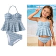 thumbnail image 1 of Swimsuit Adjustable Straps Two Piece Swim Suits with Chest Pad Bathing Suit Girls 15-16 Years, 1 of 6