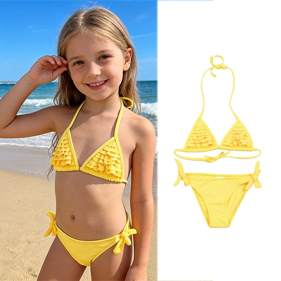 Swimsuit Girl Swimsuit With Shorts 2 Piece Set Kids Bathing Suits Girls Bathing Suits Size 11-12 Years