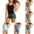 thumbnail image 1 of Teen Swimsuit Girls Swimsuit With Shorts Two Piece Set Cute Bikini Girls Bathing Suit Size 13-14 Years, 1 of 4