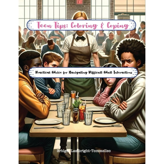 Teen Tips Coloring & Coping: Practical Advice for Navigating Difficult Adult Interactions, (Paperback)