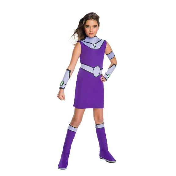 DC Teen Titans Go! Starfire Deluxe Costume for Kids by Rubies, Girls Medium