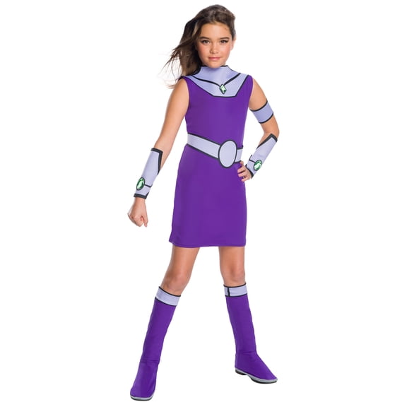 DC Teen Titans Go! Starfire Deluxe Costume for Kids by Rubies, Girls Medium