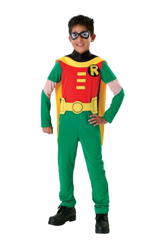 DC Teen Titans Go! Robin Costume for Kids by Rubies, Boys Medium