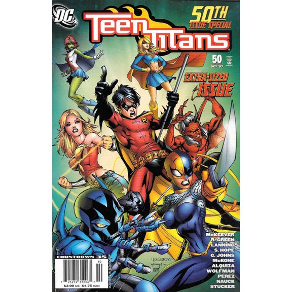 Teen Titans (3rd Series) #50 (Newsstand) VF ; DC Comic Book