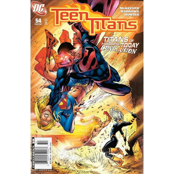 Teen Titans (3rd Series) #54 (Newsstand) VF ; DC Comic Book