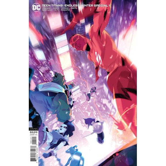 Teen Titans Endless Winter Special #1 (one Shot) Cvr B Simone Di Meo Var (endless Winter) DC Comics Comic Book