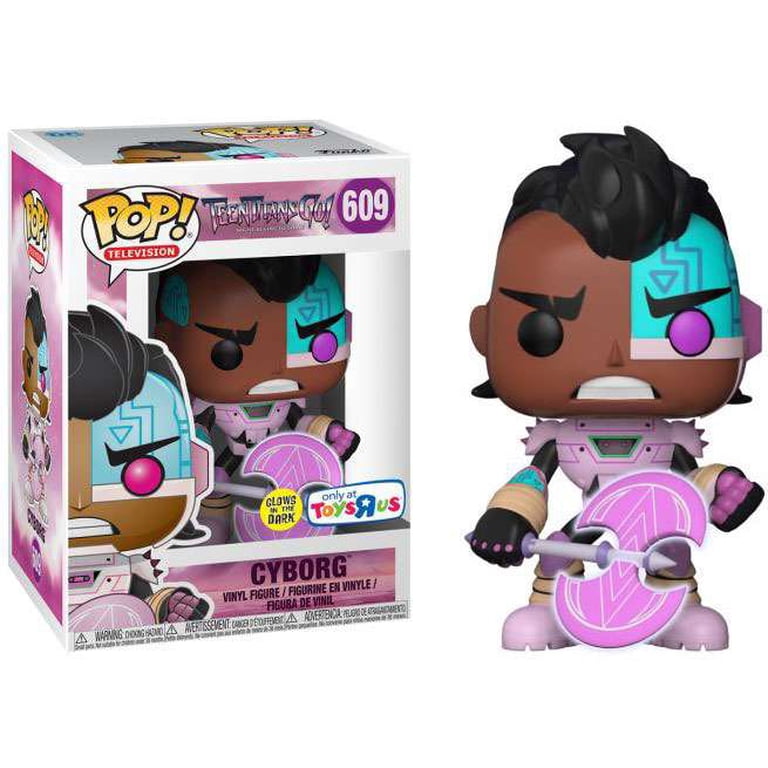 Funko, Teen Titans Go! Cyborg with Glow Axe, Vinyl Figure, Other