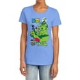 thumbnail image 1 of Teen Titans Go Beast Boy Stack Women's T Shirt, Carolina Blue, Small, 1 of 6