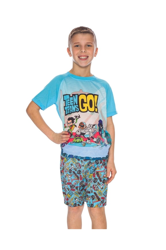 Teen Titans Go! Big Boys Chill 2 Piece Short Pajama Set