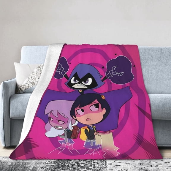Teen-Titans-Go! Blanket, Soft Flannel Throw Blanket Super Soft Lightweight Cozy Blankets Travel Throw Blanket Bedding And Sofa For All Season For Adults Kids Teens 50"X40"