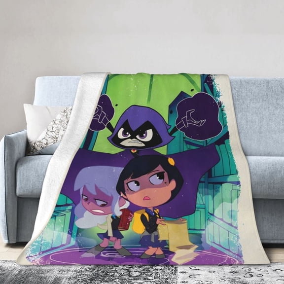 Teen-Titans-Go! Blanket, Soft Flannel Throw Blanket Super Soft Lightweight Cozy Blankets Travel Throw Blanket Bedding And Sofa For All Season For Adults Kids Teens 50"X40"