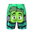 thumbnail image 1 of Teen Titans Go Boys Swim Trunks Quick Dry Board Shorts Bathing Suits Swimsuit For Pool Beach Summer, 1 of 7