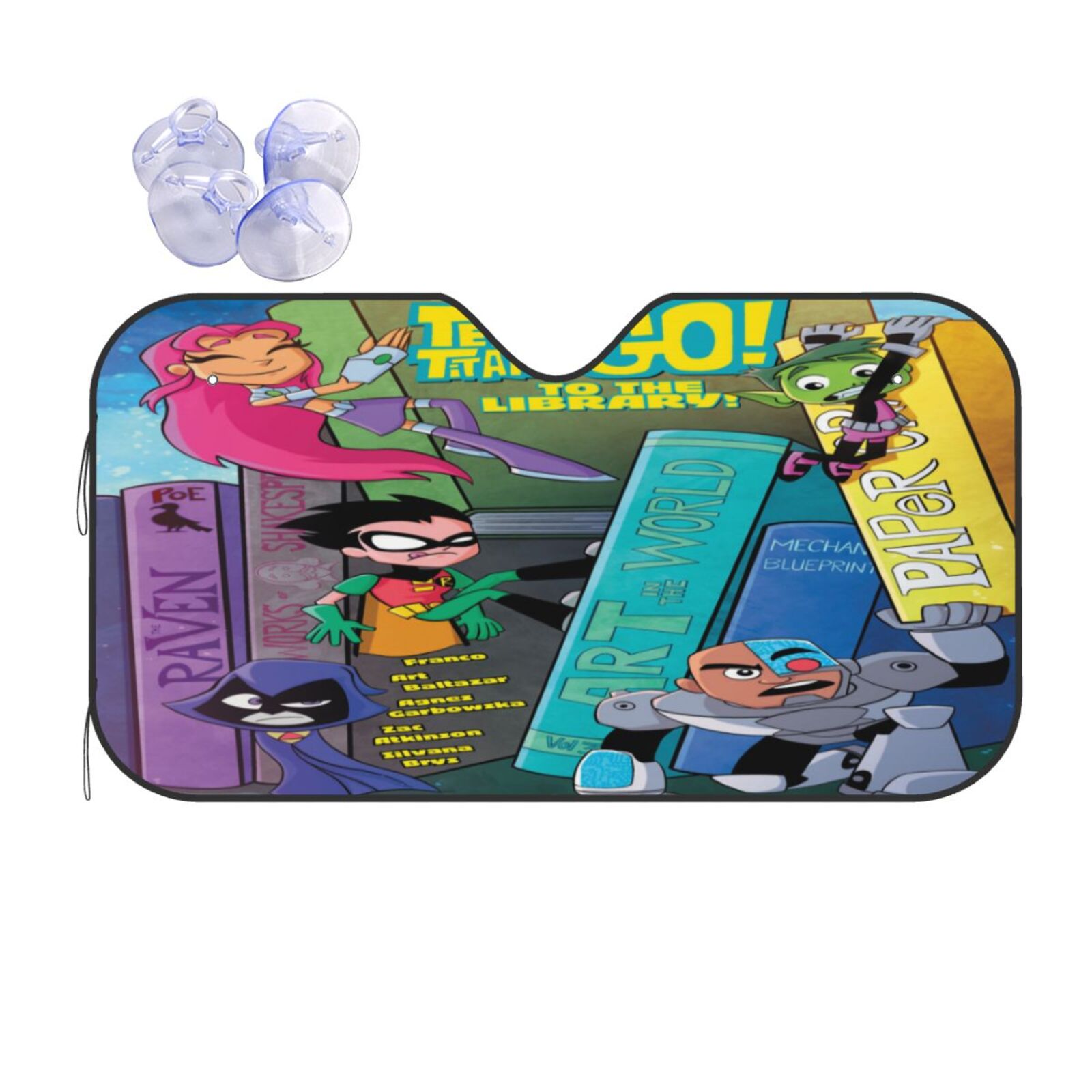 Teen Titans Go Car Sun Shade Windshield Cartoon Sun Shade for Car Truck ...