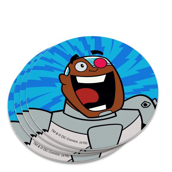 Teen Titans Go! Cyborg Novelty Coaster Set