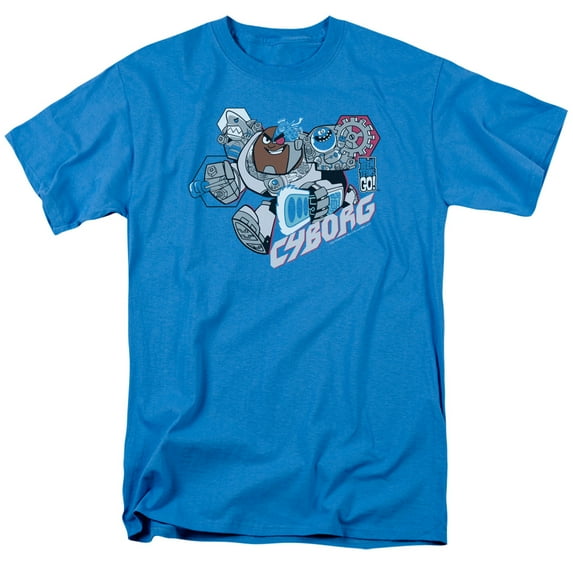 Teen Titans Go Cyborg Officially Licensed Adult T Shirt