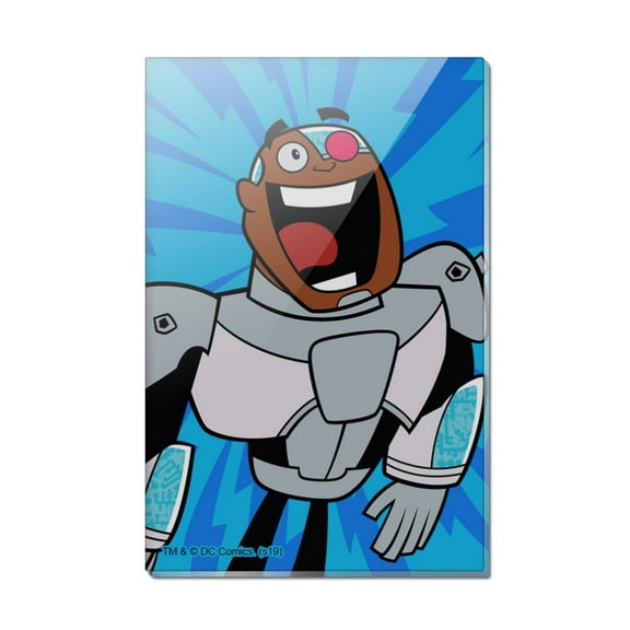 Teen Titans Go! Cyborg Rectangle Acrylic Fridge Refrigerator Magnet