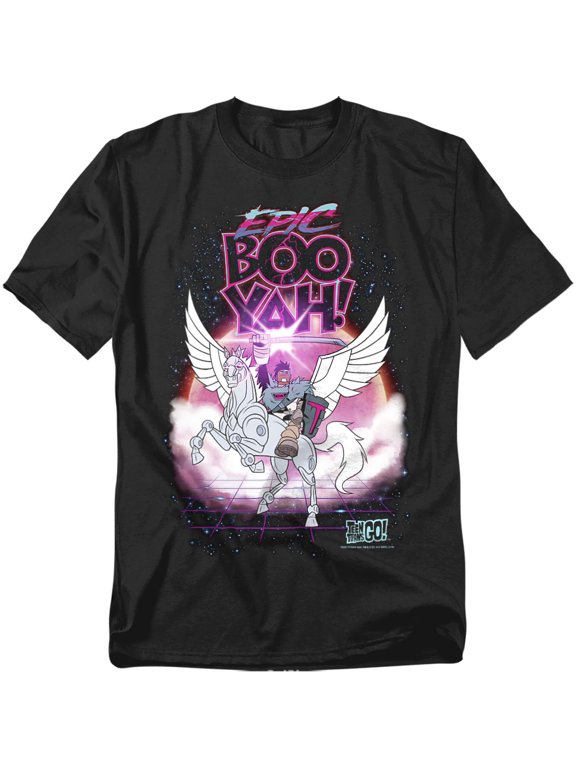 Teen Titans Go T-Shirt Epic Boo Ya Unisex Graphic Tee for Men & Women