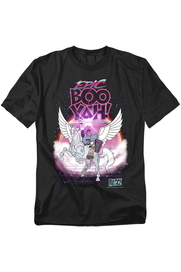 Teen Titans Go T-Shirt Epic Boo Ya Unisex Graphic Tee for Men & Women
