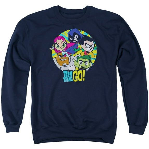 Teen Titans Go - Go Go Group - Crewneck Sweatshirt - Medium