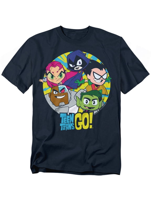 Teen Titans Go T-Shirt Go Go Group Unisex Graphic Tee For Men & Women