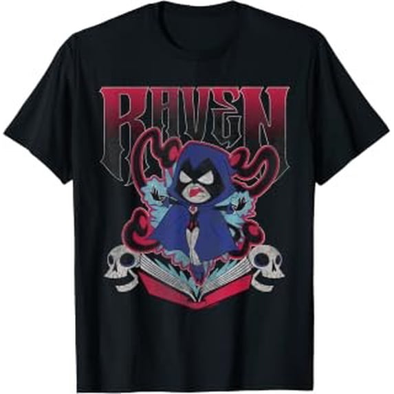 Raven Application Teen Titans Go! Halloween Raven Graphic Tee for Teens - Walmart.com