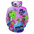 thumbnail image 1 of Teen Titans Go Hoodie 3D Print Pullover Hooded Long Sleeve Sweatshirts Tops Blouse with Pocket for Mens Womens, 1 of 7