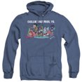 thumbnail image 1 of Teen Titans Go Like Pros Yo Adult Heather Hoodie Sweatshirt Royal Blue, 1 of 1