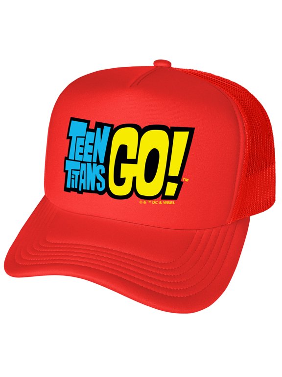 Teen Titans Go! Logo Foam Snapback Trucker Hat - Unisex for Men and Women