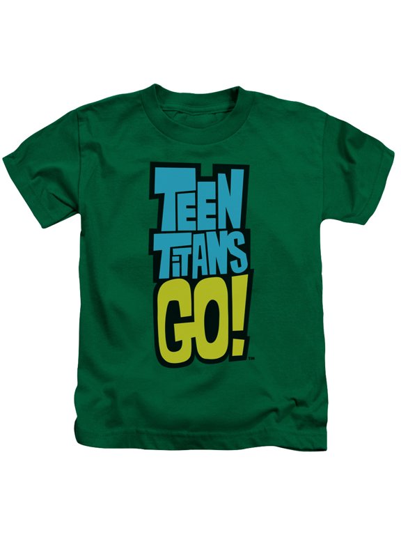 Teen Titans Go - Logo - Juvenile Short Sleeve Shirt - 4
