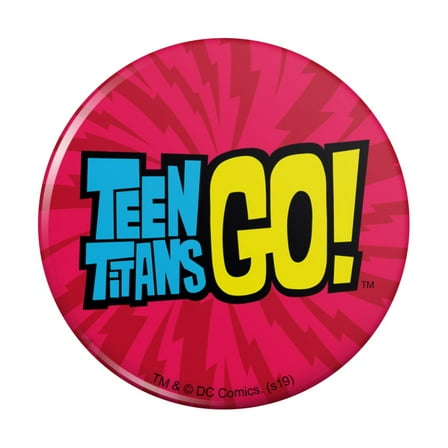 Teen Titans Go! Logo Pinback Button Pin