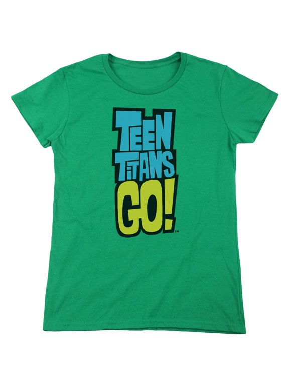 Teen Titans Go Logo S/S Women's T-Shirt Kelly Green