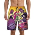thumbnail image 1 of Teen Titans Go Mens Swim Trunks Quick Dry Swim Shorts Mesh Lining Bathing Suits Swimwear Beach Shorts with Pockets, 1 of 7