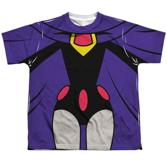 Teen Titans Go - Raven Uniform - Youth Short Sleeve Shirt - X-Large