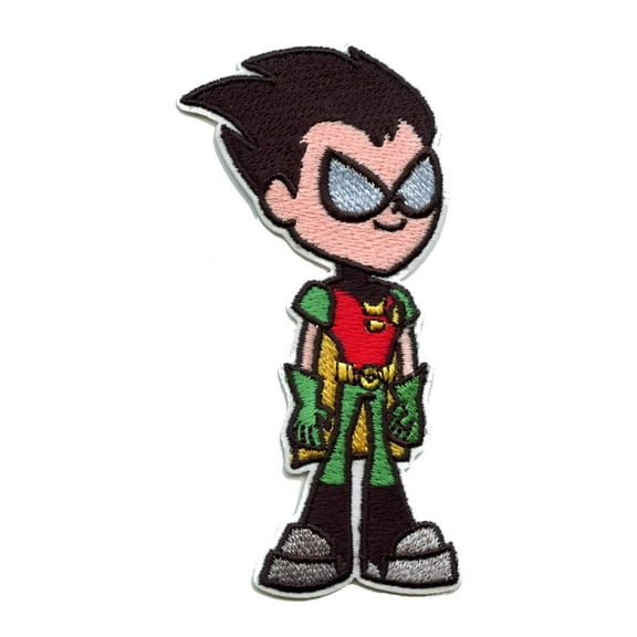 Teen Titans Go! Robin Patch DC Cartoon Network Embroidered Iron On