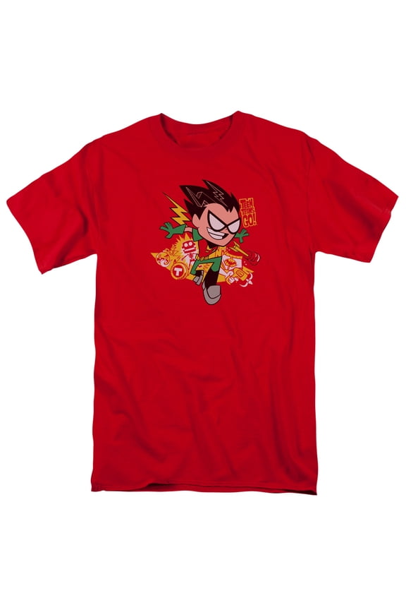 Teen Titans Go - Robin - Short Sleeve Shirt - Large