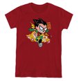 thumbnail image 1 of Teen Titans Go Robin Women's T Shirt, Cardinal, Medium, 1 of 6