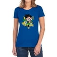 thumbnail image 1 of Teen Titans Go Robin Women's T Shirt, Royal, X-Large, 1 of 6
