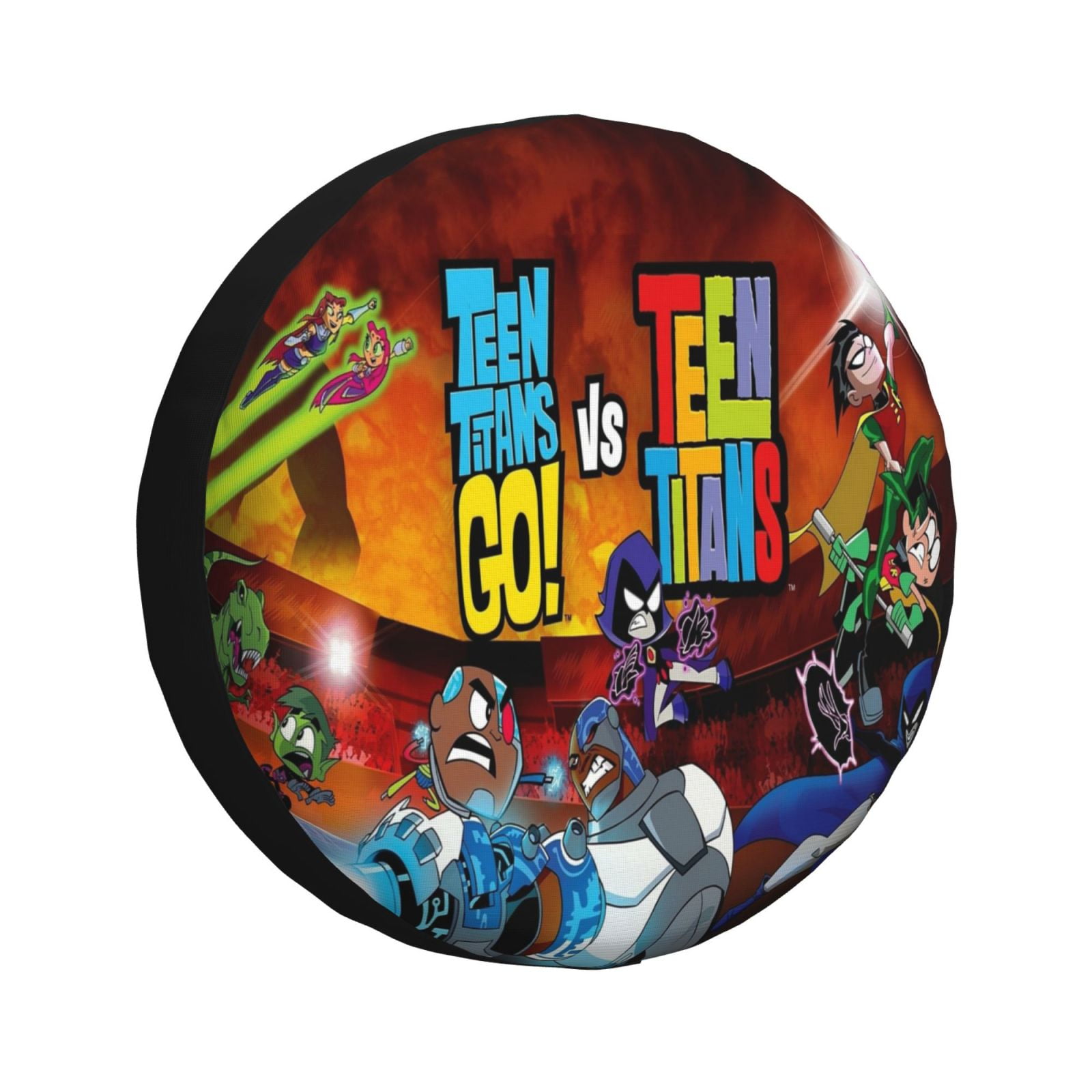 Teen Titans Go Spare Tire Cover for RV SUV Truck Travel Cartoon Trailer