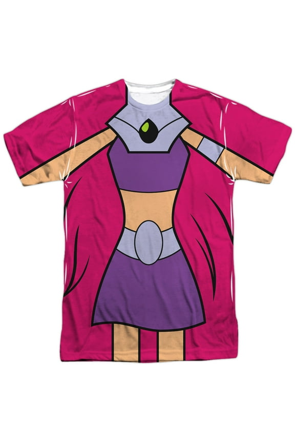 Teen Titans Go - Starfire Uniform - Short Sleeve Shirt - Medium