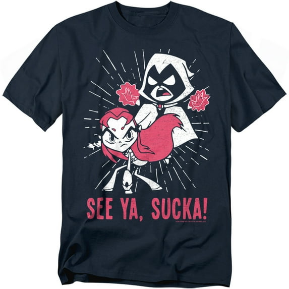 Teen Titans Go T-Shirt Suckas Unisex Graphic Tee For Men & Women