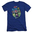thumbnail image 1 of Teen Titans Go T Premium Canvas Adult Slim Fit 30/1 T-Shirt Royal Blue, 1 of 1