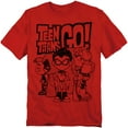 thumbnail image 1 of Teen Titans Go T-Shirt Team Up Unisex Graphic Tee For Men & Women, 1 of 7