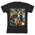 thumbnail image 1 of Teen Titans Go Text Graphics Trap Toddler Boy's Black T-shirt-2T, 1 of 4