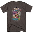 thumbnail image 1 of Teen Titans Go To The Movies Hollywood S/S Adult 18/1 T-Shirt Charcoal, 1 of 1
