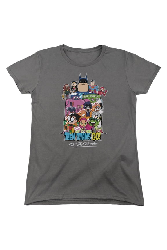 Teen Titans Go To The Movies - Hollywood - Women's Short Sleeve Shirt - Medium