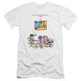 thumbnail image 1 of Teen Titans Go To The Movies Poster Premium S/S Adult 30/1 T-Shirt White, 1 of 2