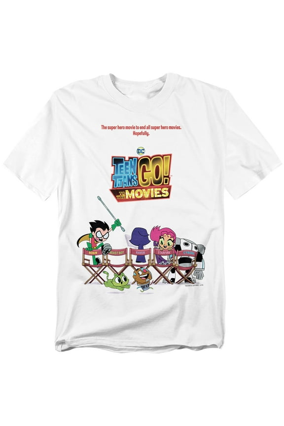 Teen Titans Go To The Movies T-Shirt Poster Unisex Graphic Tee For Men & Women