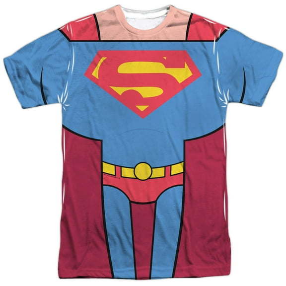 Teen Titans Go To The Movies - Superman Uniform - Short Sleeve Shirt - X-Large